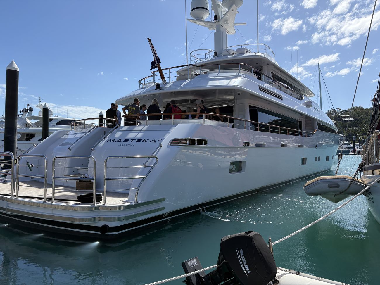 Masteka 2 at the Hamilton Island marina