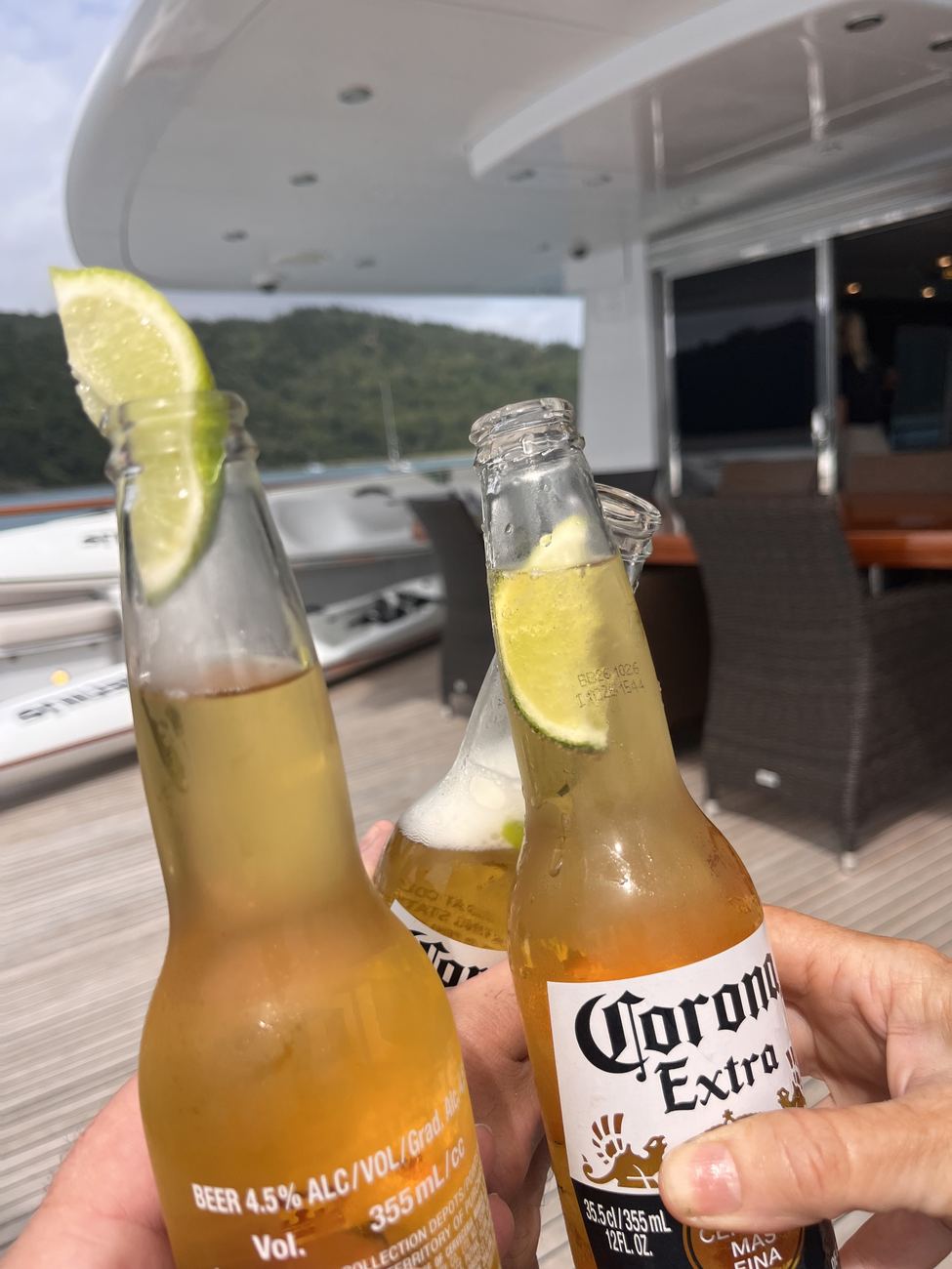 Coronas with lime