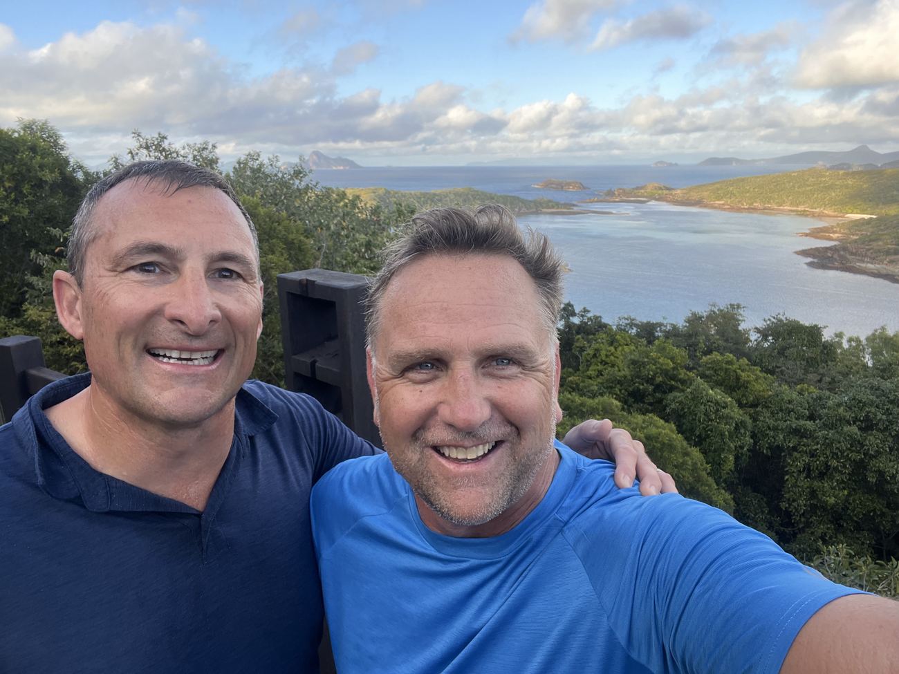 The training camp selfie at dawn